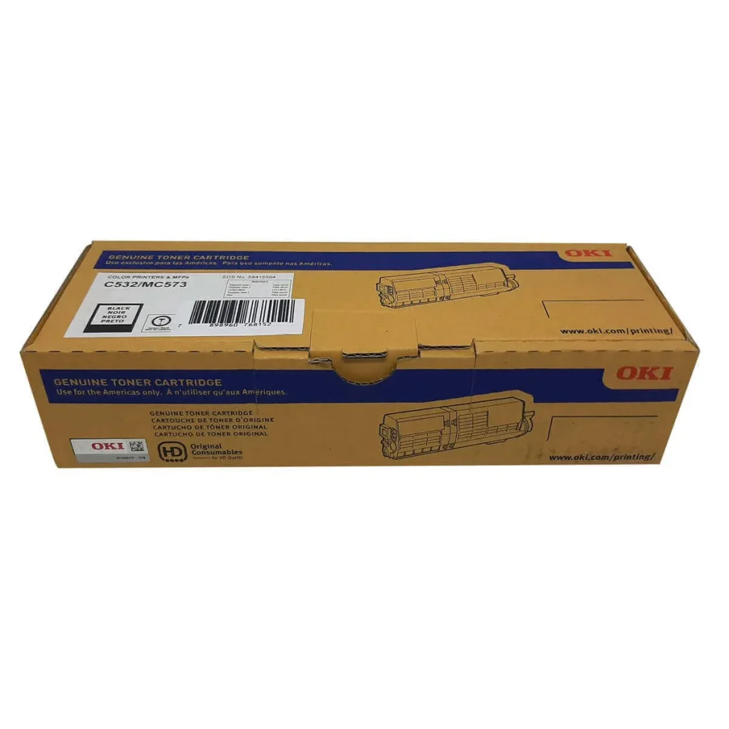 Toner original okidata 46490604 preto 7.000 páginas