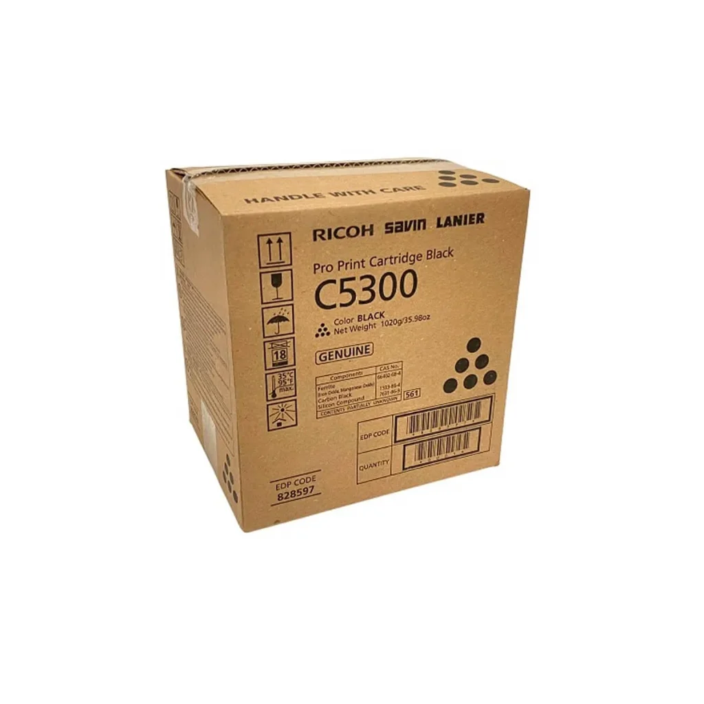 Toner original Ricoh Pro C5300S C5310S preto 31.000 páginas