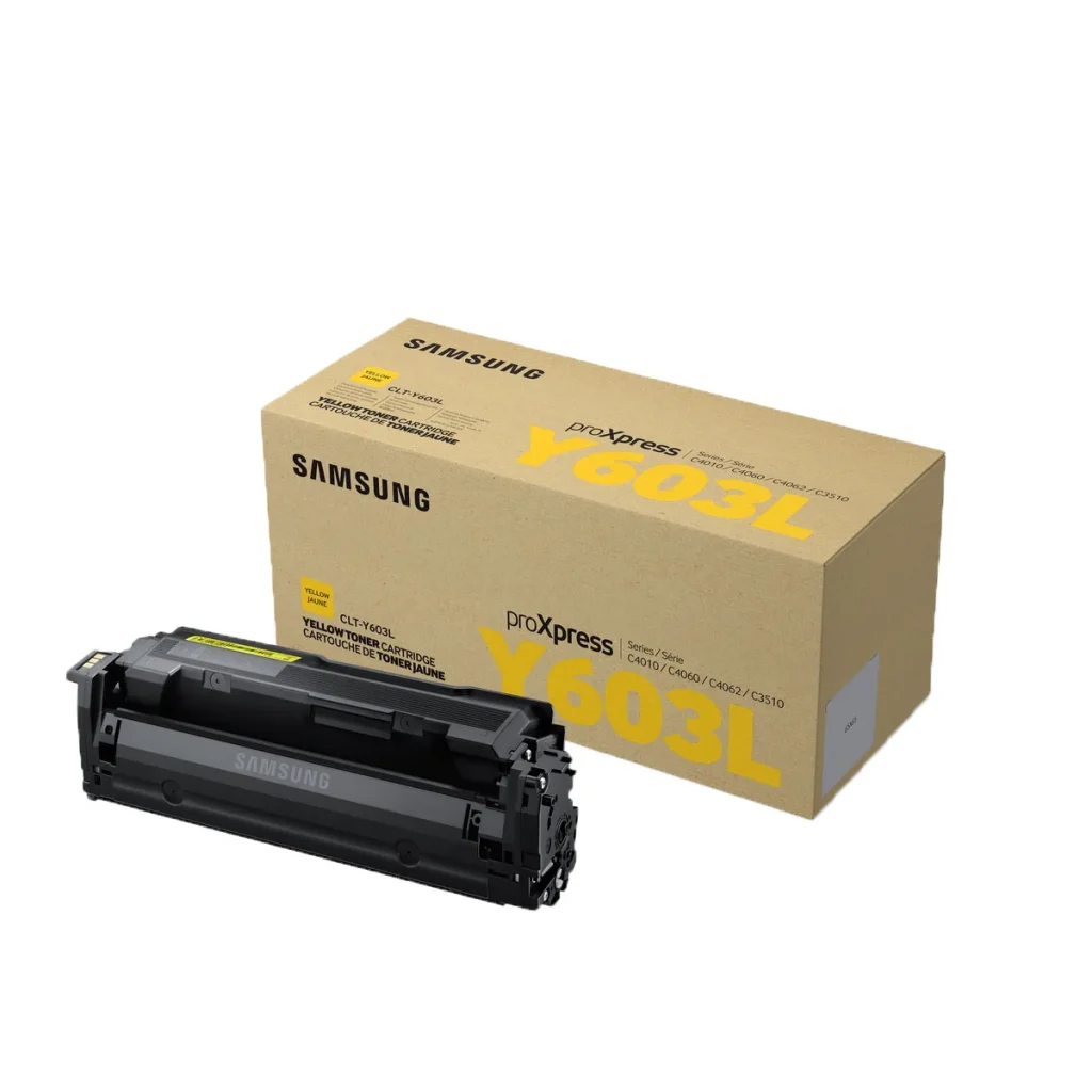 Toner original Samsung CLT-Y603L amarelo 10.000 páginas