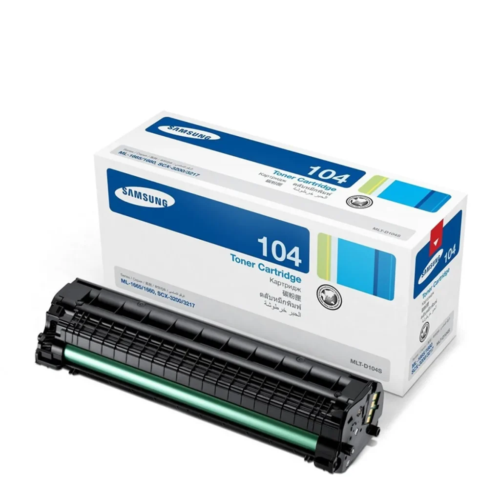 Toner original Samsung MLT-D104S 104S preto 1.500 páginas