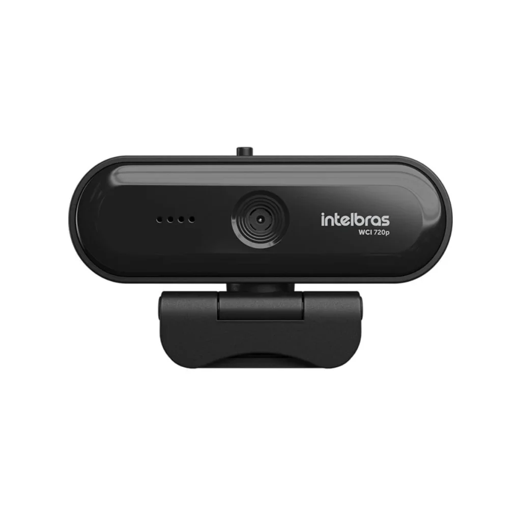 Webcam Intelbras wci 720p HD com microfone estéreo USB